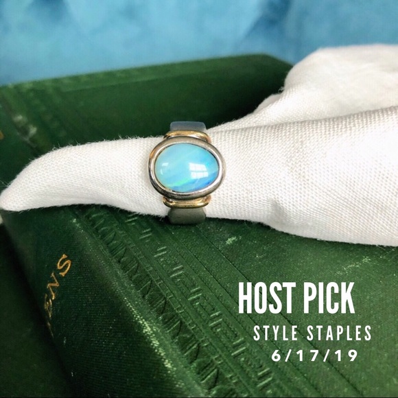 Vintage Jewelry - Vintage Peruvian Opal Ring Vintage Jewelry - Vintage Peruvian Opal Ring